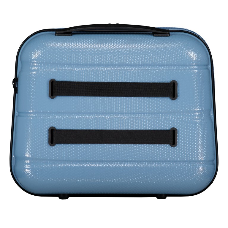 Kosmetikkoffer FLA13 mit Smart Sleeve Blue Stone, Farbe: blau/petrol, Marke: Flanigan, EAN: 4066727003515, Abmessungen in cm: 36x29x19, Bild 3 von 7