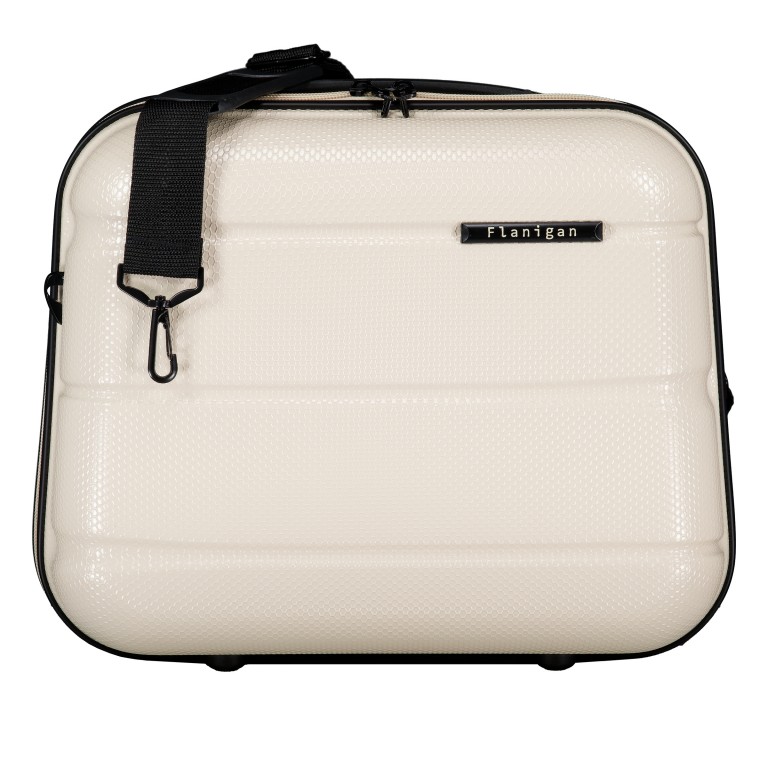 Kosmetikkoffer FLA13 mit Smart Sleeve Light Beige, Farbe: beige, Marke: Flanigan, EAN: 4066727003522, Abmessungen in cm: 36x29x19, Bild 1 von 7