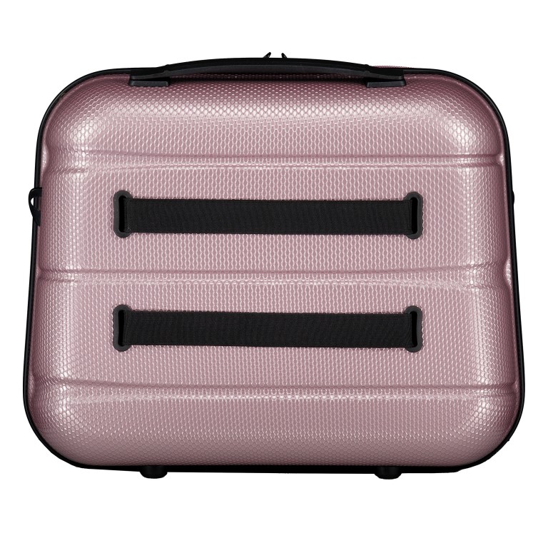 Kosmetikkoffer FLA13 mit Smart Sleeve Shiny Rose, Farbe: rosa/pink, Marke: Flanigan, EAN: 4066727003539, Abmessungen in cm: 36x29x19, Bild 3 von 7