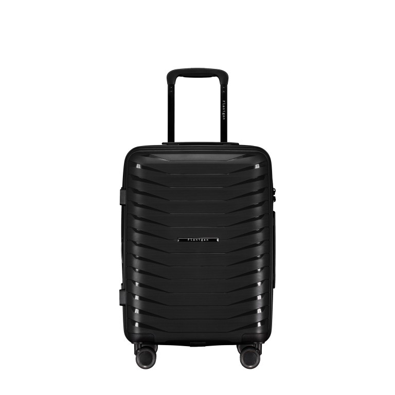 Koffer FLP15 erweiterbar Größe S Black, Farbe: schwarz, Marke: Flanigan, EAN: 4066727001641, Abmessungen in cm: 40x55x22, Bild 1 von 12