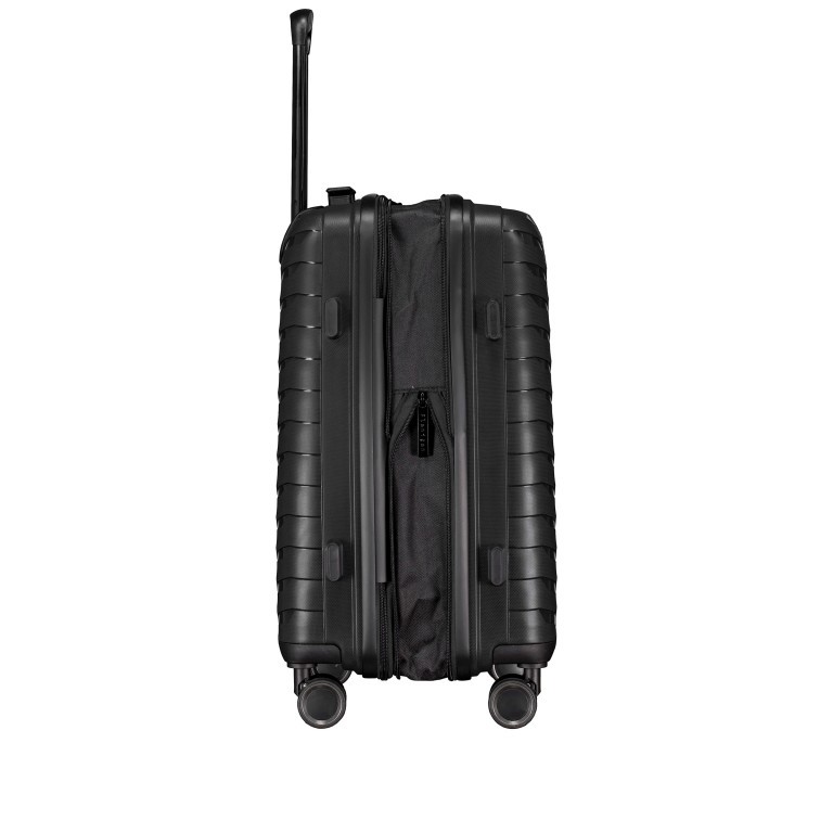 Koffer FLP15 erweiterbar Größe S Black, Farbe: schwarz, Marke: Flanigan, EAN: 4066727001641, Abmessungen in cm: 40x55x22, Bild 5 von 12