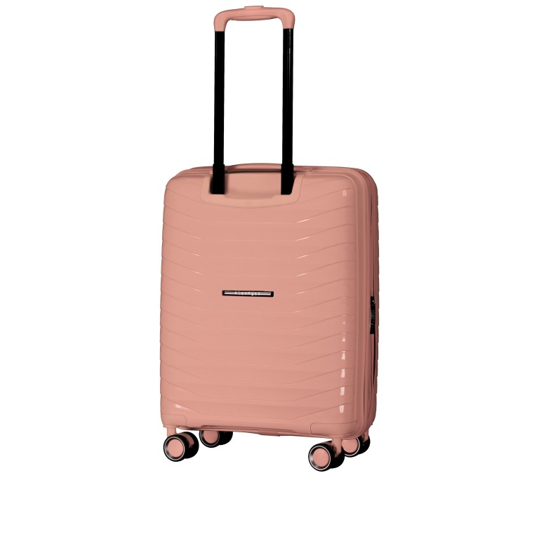 Koffer FLP15 erweiterbar Größe S Rosegold, Farbe: rosa/pink, Marke: Flanigan, EAN: 4066727003447, Abmessungen in cm: 40x55x22, Bild 9 von 10