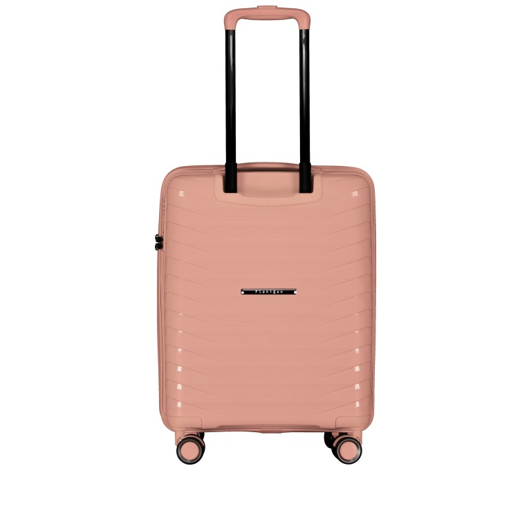 Koffer FLP15 erweiterbar Größe S Rosegold, Farbe: rosa/pink, Marke: Flanigan, EAN: 4066727003447, Abmessungen in cm: 40x55x22, Bild 8 von 10