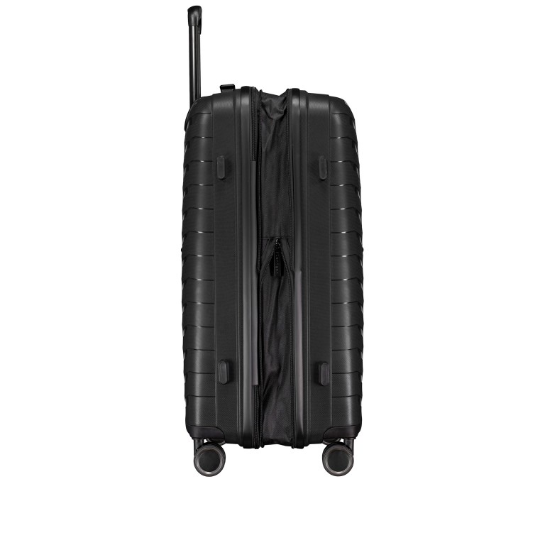 Koffer FLP15 erweiterbar Größe M Black, Farbe: schwarz, Marke: Flanigan, EAN: 4066727003393, Abmessungen in cm: 45x69x25, Bild 5 von 11