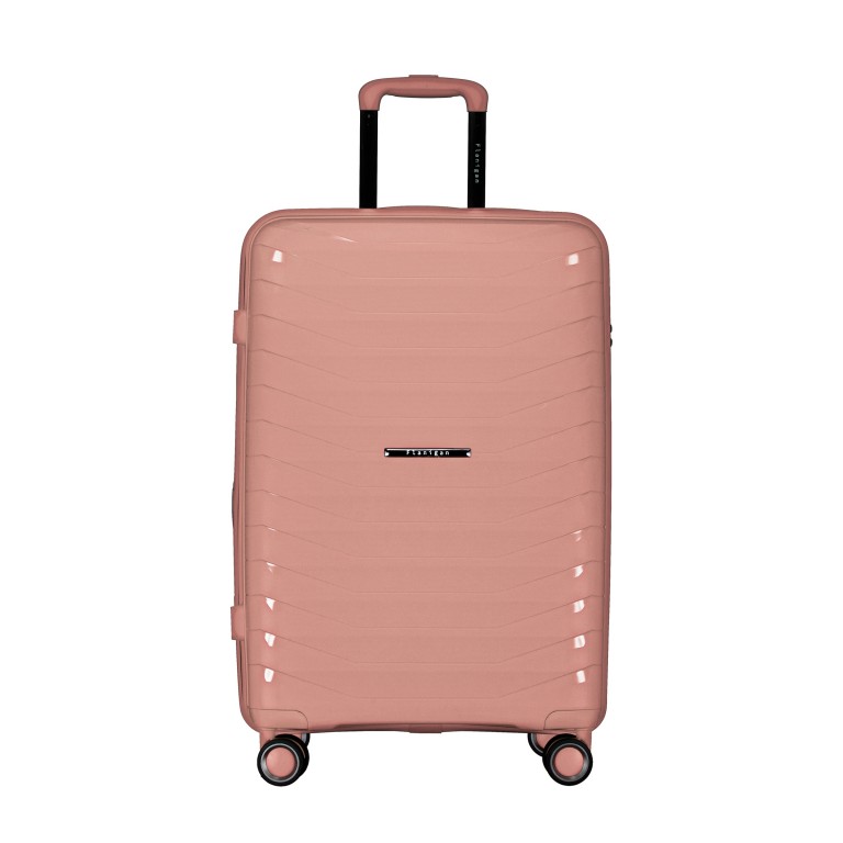 Koffer FLP15 erweiterbar Größe M Rosegold, Farbe: rosa/pink, Marke: Flanigan, EAN: 4066727003454, Abmessungen in cm: 45x69x25, Bild 1 von 12