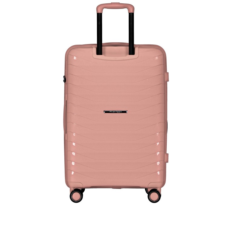 Koffer FLP15 erweiterbar Größe M Rosegold, Farbe: rosa/pink, Marke: Flanigan, EAN: 4066727003454, Abmessungen in cm: 45x69x25, Bild 6 von 12