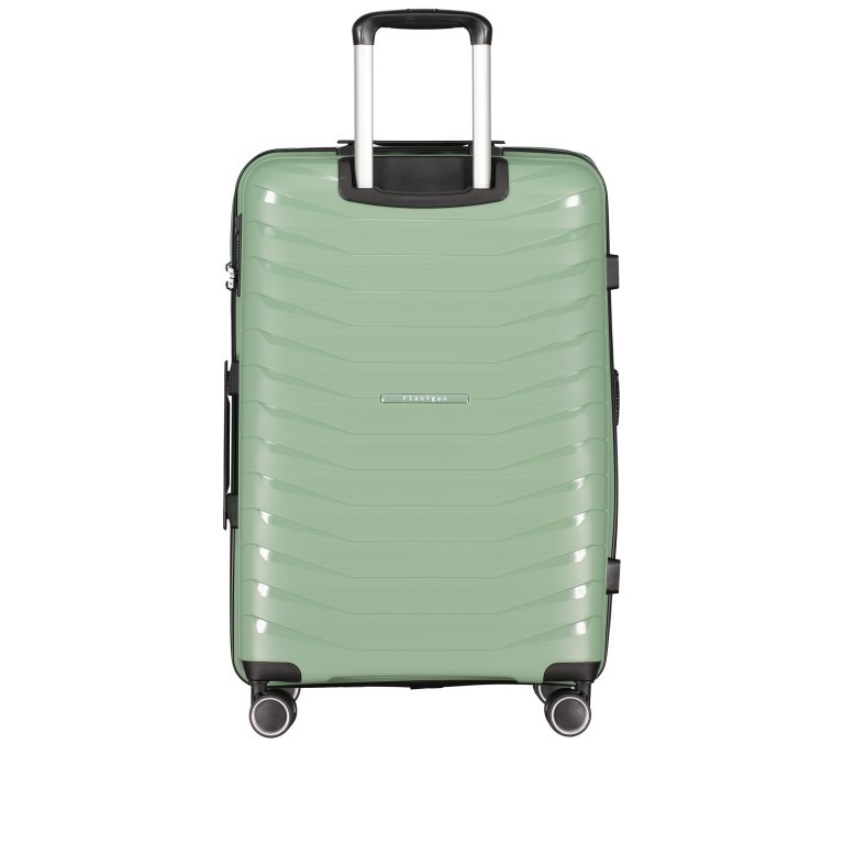 Koffer erweiterbar Größe M Light Green, Farbe: grün/oliv, Marke: Flanigan, EAN: 4066727003485, Abmessungen in cm: 45x69x25, Bild 3 von 10