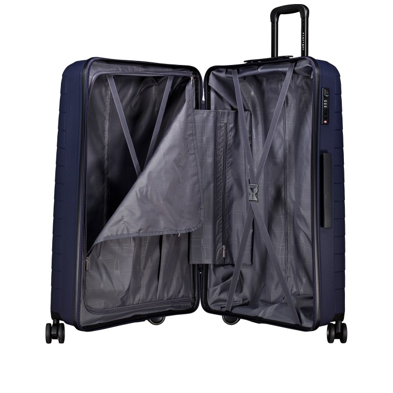 Koffer FLP15 Größe L Dark Blue, Farbe: blau/petrol, Marke: Flanigan, EAN: 4066727003430, Abmessungen in cm: 51x78x29, Bild 9 von 10