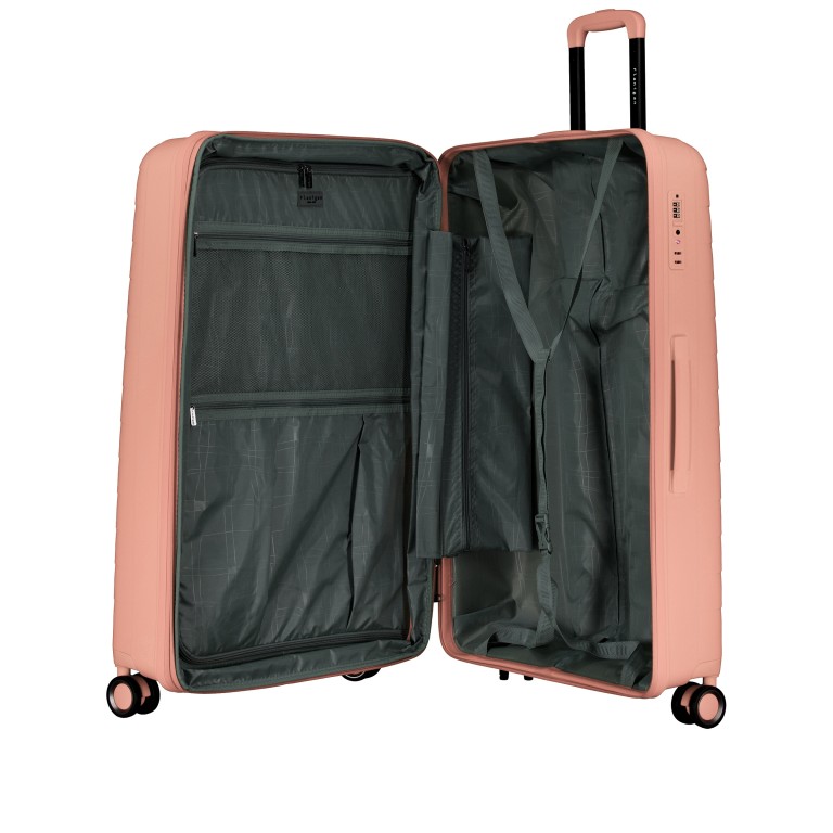 Koffer FLP15 Größe L Rosegold, Farbe: rosa/pink, Marke: Flanigan, EAN: 4066727003461, Abmessungen in cm: 51x78x29, Bild 6 von 10