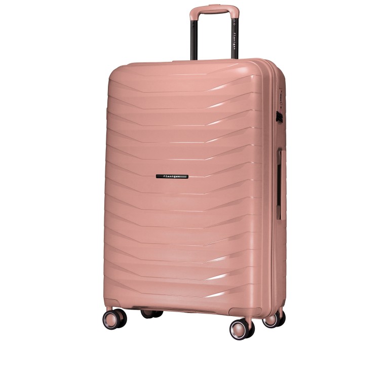 Koffer FLP15 Größe L Rosegold, Farbe: rosa/pink, Marke: Flanigan, EAN: 4066727003461, Abmessungen in cm: 51x78x29, Bild 2 von 10