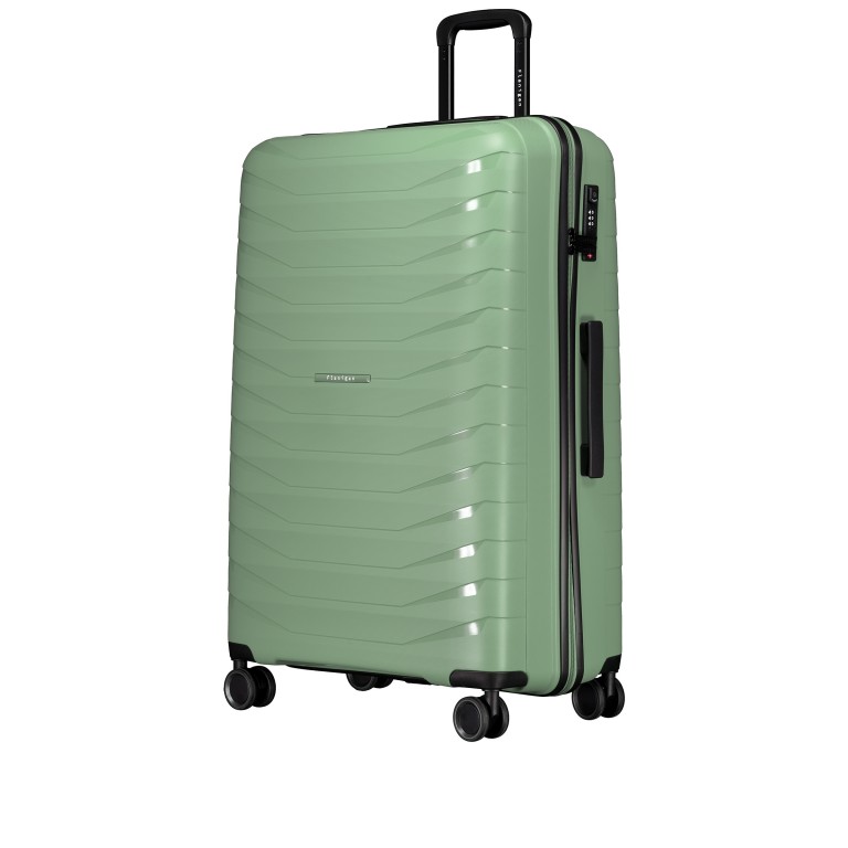 Koffer FLP15 Größe L Light Green, Farbe: grün/oliv, Marke: Flanigan, EAN: 4066727003492, Abmessungen in cm: 51x78x29, Bild 2 von 10