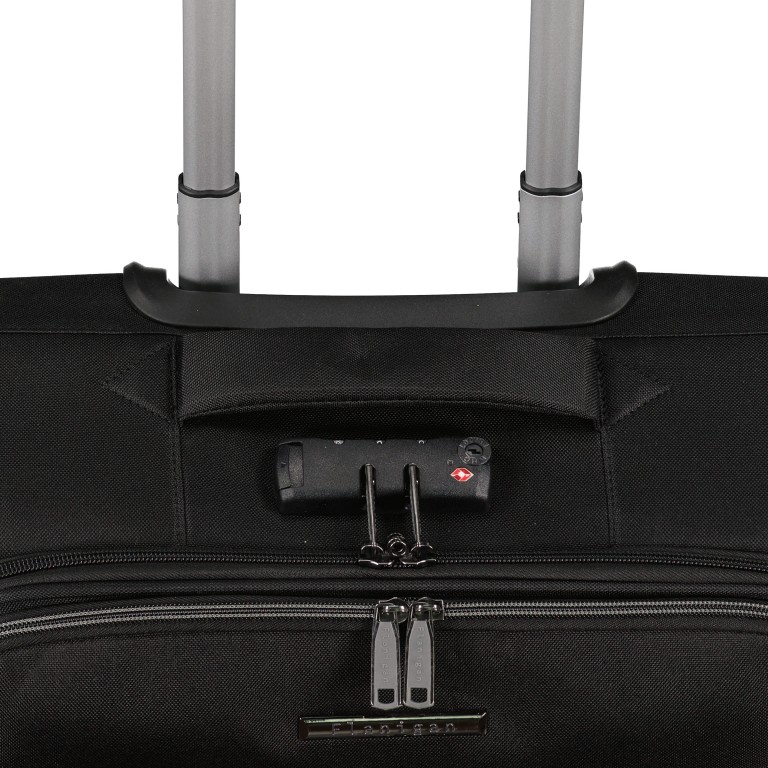 Koffer FLT24 Größe 55 Black, Farbe: schwarz, Marke: Flanigan, EAN: 4066727001559, Abmessungen in cm: 38x55x22, Bild 8 von 8