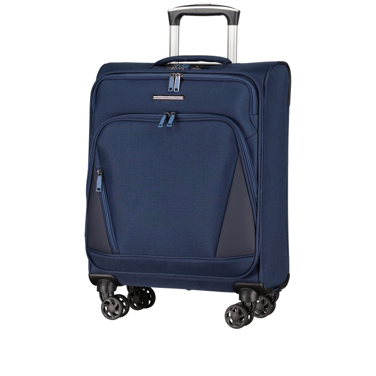 Koffer FLT24 Größe 55 Dark Blue, Farbe: blau/petrol, Marke: Flanigan, EAN: 4066727001580, Abmessungen in cm: 38x55x22, Bild 2 von 8