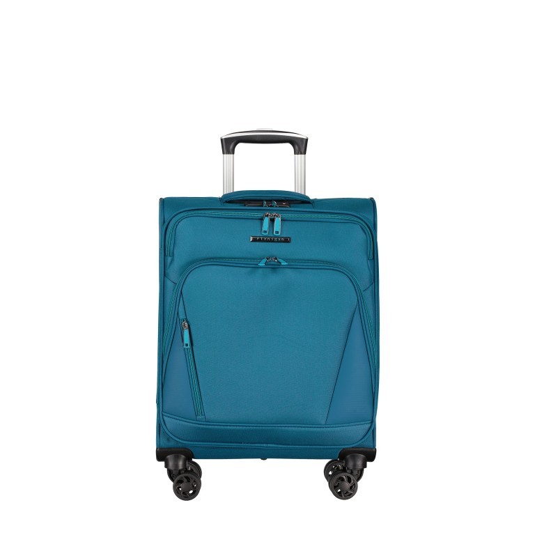 Koffer FLT24 Größe 55 Petrol, Farbe: blau/petrol, Marke: Flanigan, EAN: 4066727001610, Abmessungen in cm: 38x55x22, Bild 1 von 8