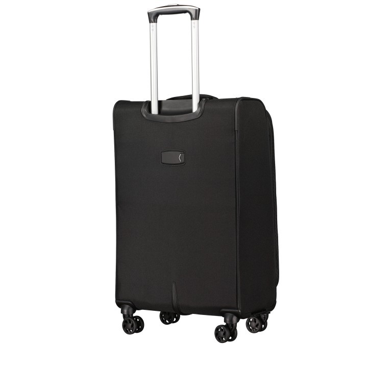 Koffer FLT24 erweiterbar Größe 69 cm Black, Farbe: schwarz, Marke: Flanigan, EAN: 4066727001566, Abmessungen in cm: 44x69x28, Bild 6 von 8