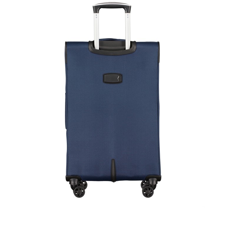 Koffer FLT24 erweiterbar Größe 69 cm Dark Blue, Farbe: blau/petrol, Marke: Flanigan, EAN: 4066727001597, Abmessungen in cm: 44x69x28, Bild 3 von 8