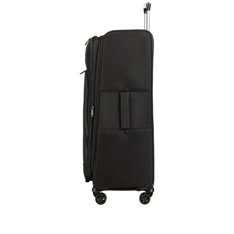 Koffer FLT24 erweiterbar Größe 79 cm Black, Farbe: schwarz, Marke: Flanigan, EAN: 4066727001573, Abmessungen in cm: 50x79x31, Bild 4 von 8