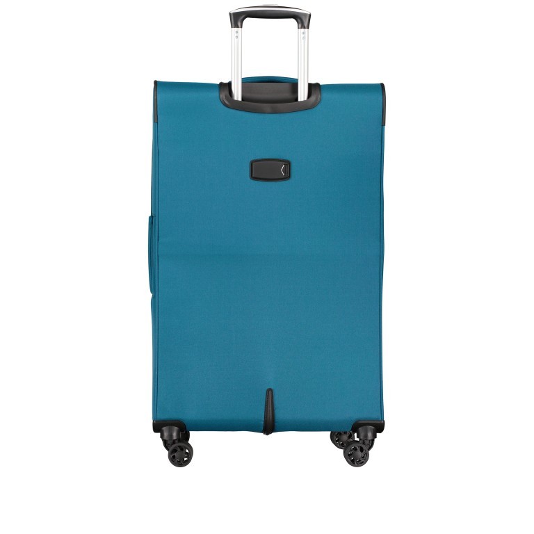Koffer FLT24 erweiterbar Größe 79 cm Petrol, Farbe: blau/petrol, Marke: Flanigan, EAN: 4066727001634, Abmessungen in cm: 50x79x31, Bild 3 von 8
