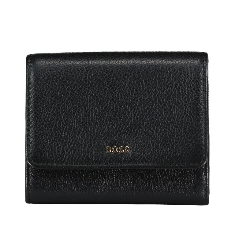 Geldbörse Alyce Trifold Black, Farbe: schwarz, Marke: Boss, EAN: 4063542794277, Abmessungen in cm: 12.5x10x3.5, Bild 1 von 4