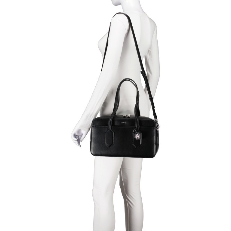 Tasche Liriel Duffle NC Black, Farbe: schwarz, Marke: BOSS, EAN: 4063542794659, Abmessungen in cm: 32x19x12.5, Bild 6 von 8