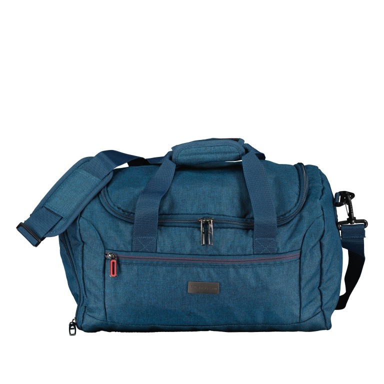 Reisetasche Columbus 087450 Petrol, Farbe: blau/petrol, Marke: Flanigan, EAN: 4048171009626, Abmessungen in cm: 40x24x26, Bild 1 von 8