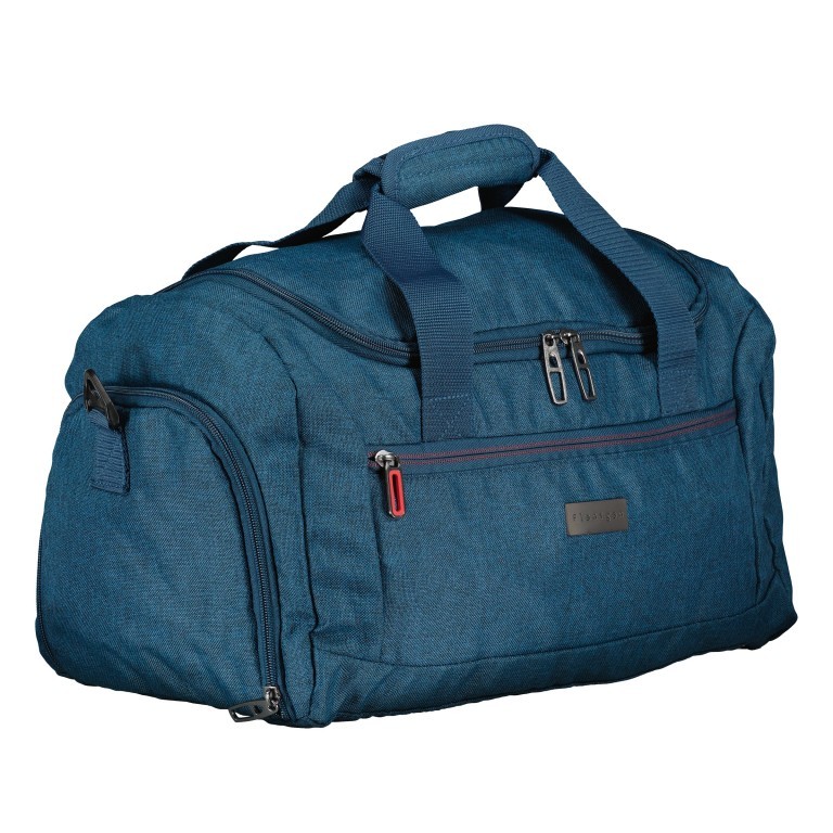 Reisetasche Columbus 087450 Petrol, Farbe: blau/petrol, Marke: Flanigan, EAN: 4048171009626, Abmessungen in cm: 40x24x26, Bild 2 von 8