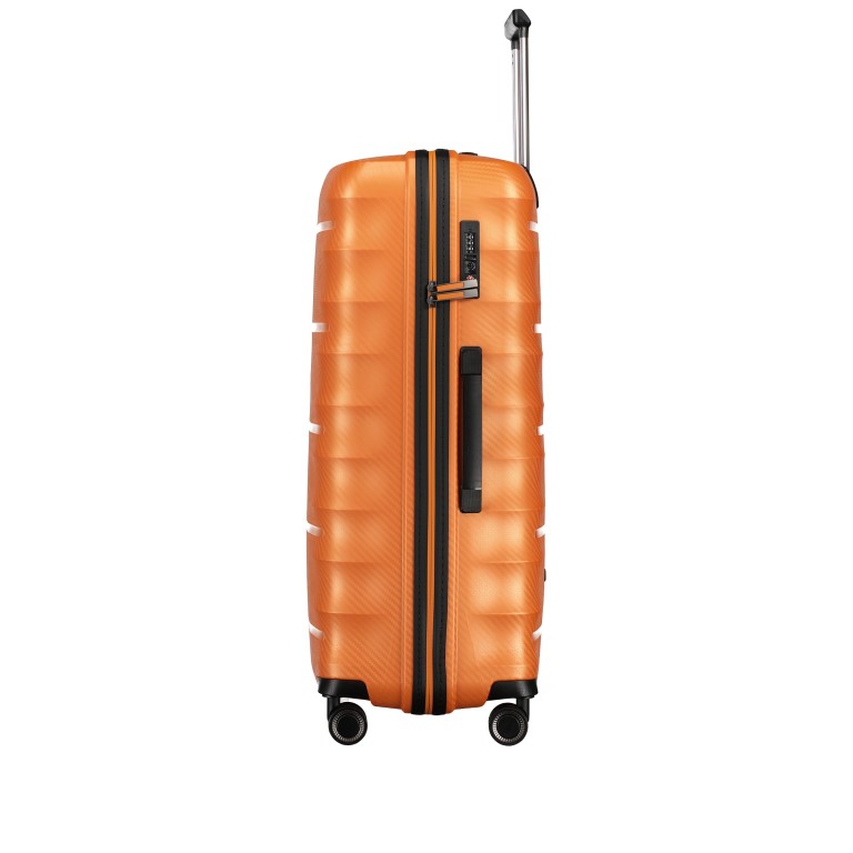 Koffer Zappa L Orange, Farbe: orange, Marke: Flanigan, EAN: 4048171009664, Abmessungen in cm: 51x77x30, Bild 5 von 9