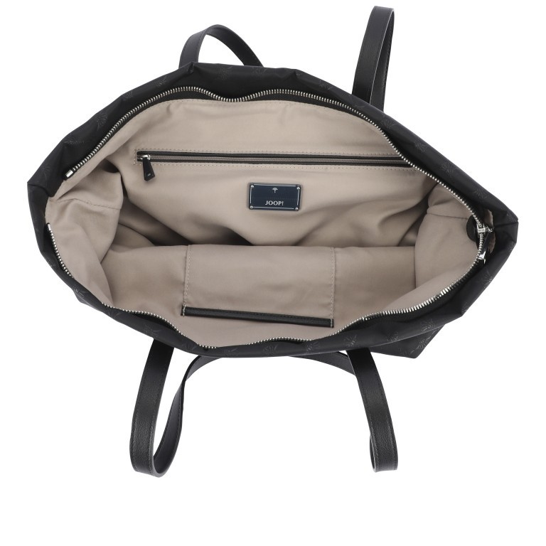 Shopper Nylon Cornflower Helena LHZ1 Black, Farbe: schwarz, Marke: Joop!, EAN: 4048835204138, Abmessungen in cm: 31x29.5x14, Bild 5 von 6
