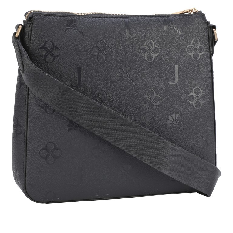 Umhängetasche Decoro Stampa Jasmina MVZ Night Blue, Farbe: blau/petrol, Marke: Joop!, EAN: 4048835191032, Abmessungen in cm: 27x26x6, Bild 3 von 7