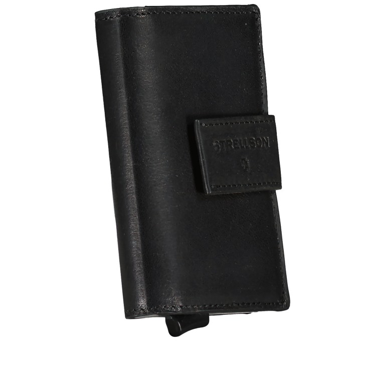 Geldbörse Brick Lane E-Cage C-Four mit RFID-Schutz Black, Farbe: schwarz, Marke: Strellson, EAN: 4048835195153, Abmessungen in cm: 6.5x10x2.5, Bild 2 von 4
