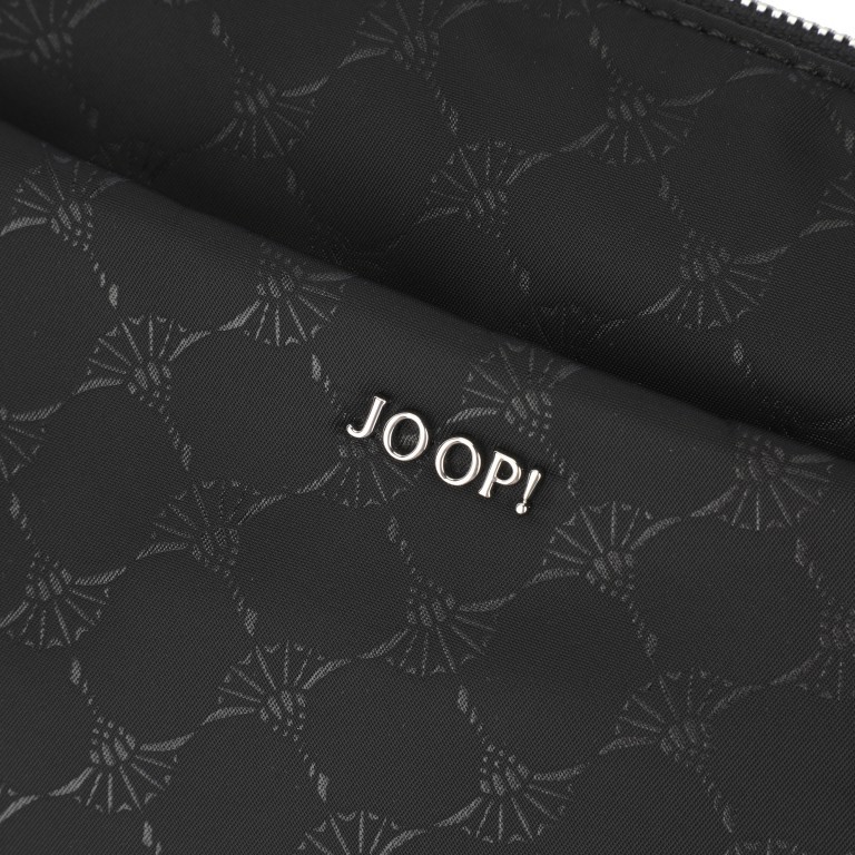 Umhängetasche Nylon Cornflower Jasmina SHZ Black, Farbe: schwarz, Marke: Joop!, EAN: 4048835204077, Abmessungen in cm: 22.5x14x7, Bild 7 von 7