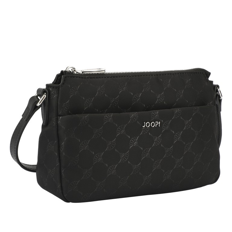 Umhängetasche Nylon Cornflower Jasmina SHZ Black, Farbe: schwarz, Marke: Joop!, EAN: 4048835204077, Abmessungen in cm: 22.5x14x7, Bild 2 von 7