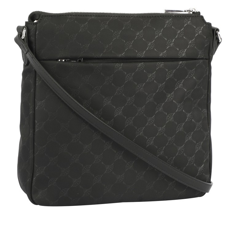 Umhängetasche Nylon Cornflower Jasmina MVZ Black, Farbe: schwarz, Marke: Joop!, EAN: 4048835204091, Abmessungen in cm: 26.5x24.5x7.5, Bild 3 von 7