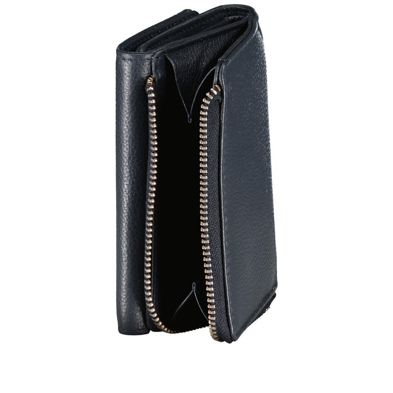 Geldbörse Luise 454 mit RFID-Schutz Navy, Farbe: blau/petrol, Marke: Flanigan, EAN: 4066727004901, Abmessungen in cm: 11x8.5x4, Bild 5 von 5