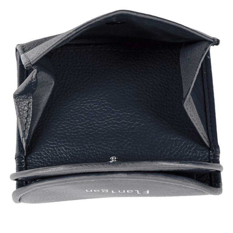 Geldbörse Luise 457 mit RFID-Schutz Navy, Farbe: blau/petrol, Marke: Flanigan, EAN: 4066727004932, Abmessungen in cm: 10x8x2.5, Bild 5 von 5