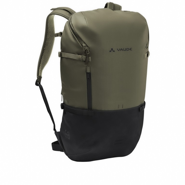 Freizeitrucksack City Go 30 II Daypack Khaki, Farbe: taupe/khaki, Marke: Vaude, EAN: 4062218768451, Abmessungen in cm: 33x60x19, Bild 2 von 11