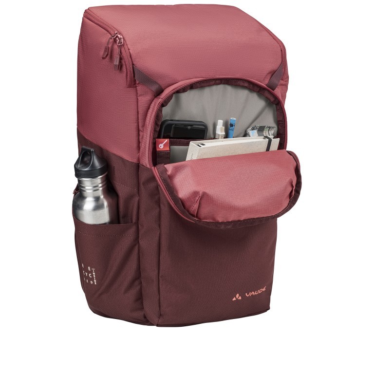 Rucksack Estrellas Albali II mit Laptopfach 15.6 Zoll Dark Cherry, Farbe: rot/weinrot, Marke: Vaude, EAN: 4062218767751, Abmessungen in cm: 33x50x28, Bild 9 von 11