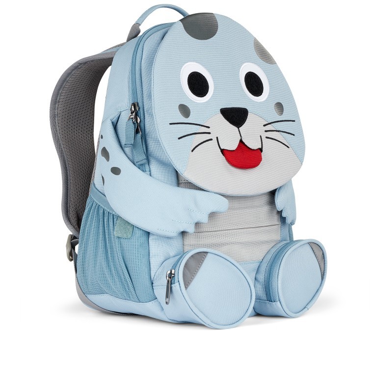 Rucksack Großer Freund für Kinder Robbe, Farbe: blau/petrol, Marke: Affenzahn, EAN: 4057081194339, Abmessungen in cm: 20x31x12, Bild 3 von 7