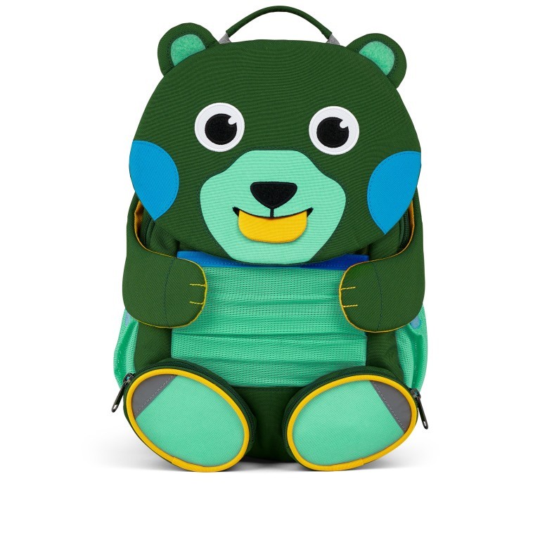 Rucksack Großer Freund für Kinder Creative Bär, Farbe: grün/oliv, Marke: Affenzahn, EAN: 4057081187355, Abmessungen in cm: 20x31x12, Bild 1 von 7