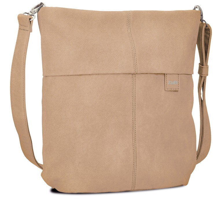 Umhängetasche Mademoiselle M12 Nubuk Sand, Farbe: beige, Marke: Zwei, EAN: 4250257925434, Abmessungen in cm: 32x31x13, Bild 2 von 9