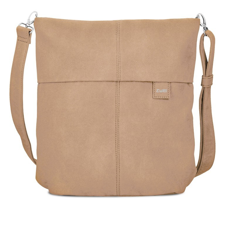 Umhängetasche Mademoiselle M12 Nubuk Sand, Farbe: beige, Marke: Zwei, EAN: 4250257925434, Abmessungen in cm: 32x31x13, Bild 1 von 9