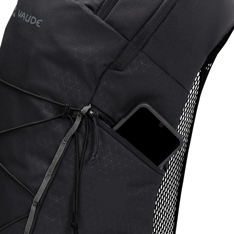 Rucksack Agile Air 20 Black, Farbe: schwarz, Marke: Vaude, EAN: 4062218767362, Abmessungen in cm: 27x53x23, Bild 9 von 10