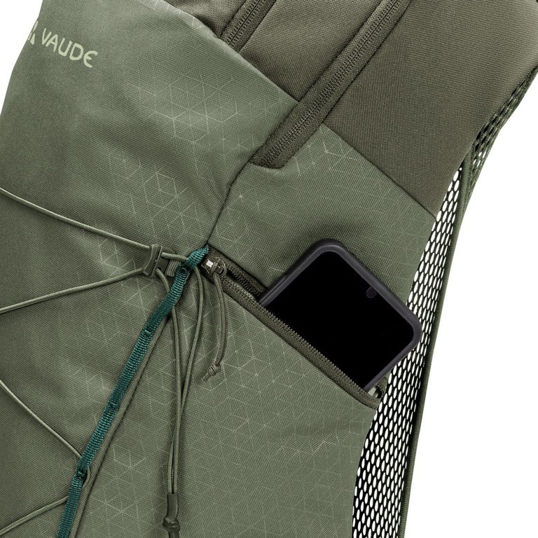 Rucksack Agile Air 20 Cedar Wood, Farbe: grün/oliv, Marke: Vaude, EAN: 4062218767454, Abmessungen in cm: 27x53x23, Bild 9 von 10