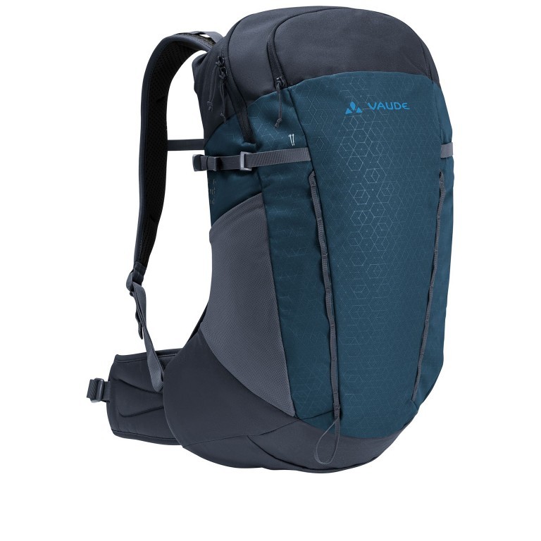 Rucksack Agile Air 26 Baltic Sea, Farbe: blau/petrol, Marke: Vaude, EAN: 4062218767430, Abmessungen in cm: 27x58x24, Bild 2 von 10