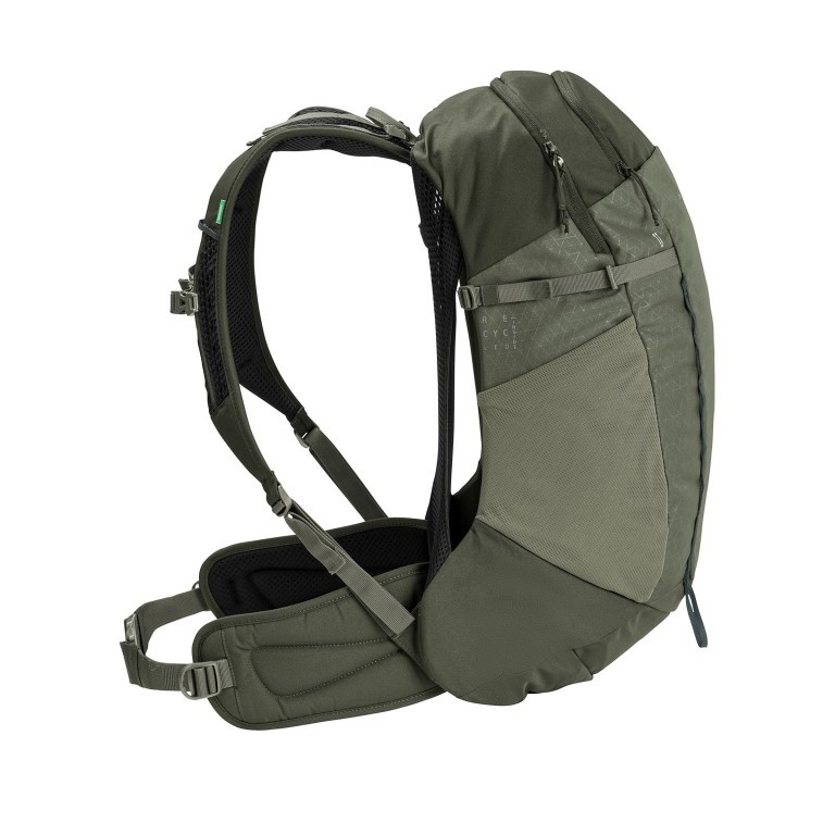 Rucksack Agile Air 26 Cedar Wood, Farbe: grün/oliv, Marke: Vaude, EAN: 4062218767478, Abmessungen in cm: 27x58x24, Bild 3 von 10
