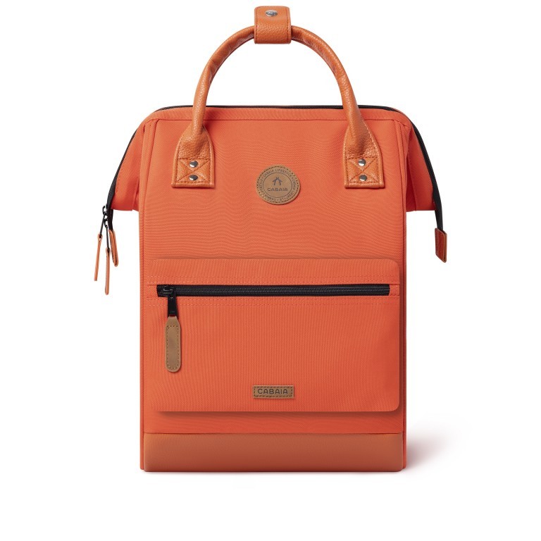 Rucksack Adventurer Medium Alicante mit zwei auswechselbaren Vortaschen Orange, Farbe: orange, Marke: Cabaia, EAN: 3701328372264, Abmessungen in cm: 27x41x16, Bild 3 von 10