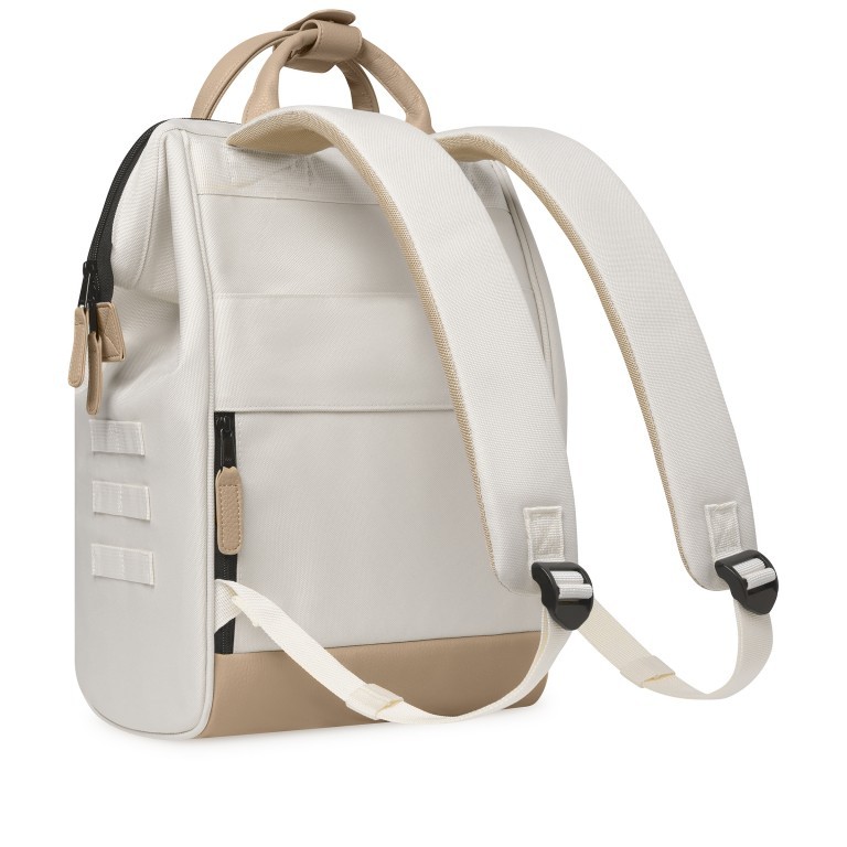 Rucksack Adventurer Medium Cap Town mit zwei auswechselbaren Vortaschen Beige, Farbe: beige, Marke: Cabaia, EAN: 3701328346227, Abmessungen in cm: 27x41x16, Bild 6 von 10