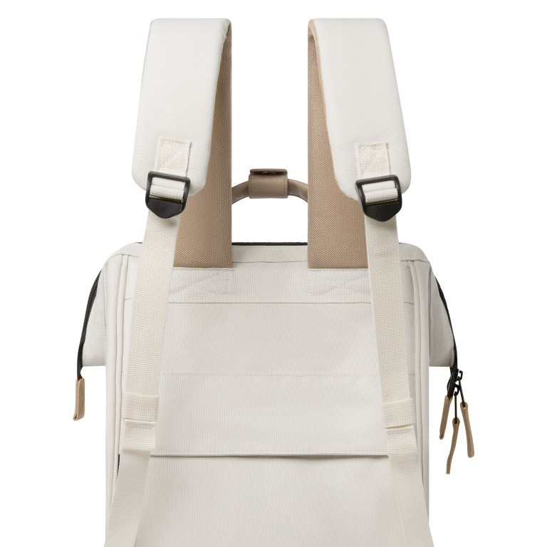 Rucksack Adventurer Medium Cap Town mit zwei auswechselbaren Vortaschen Beige, Farbe: beige, Marke: Cabaia, EAN: 3701328346227, Abmessungen in cm: 27x41x16, Bild 9 von 10