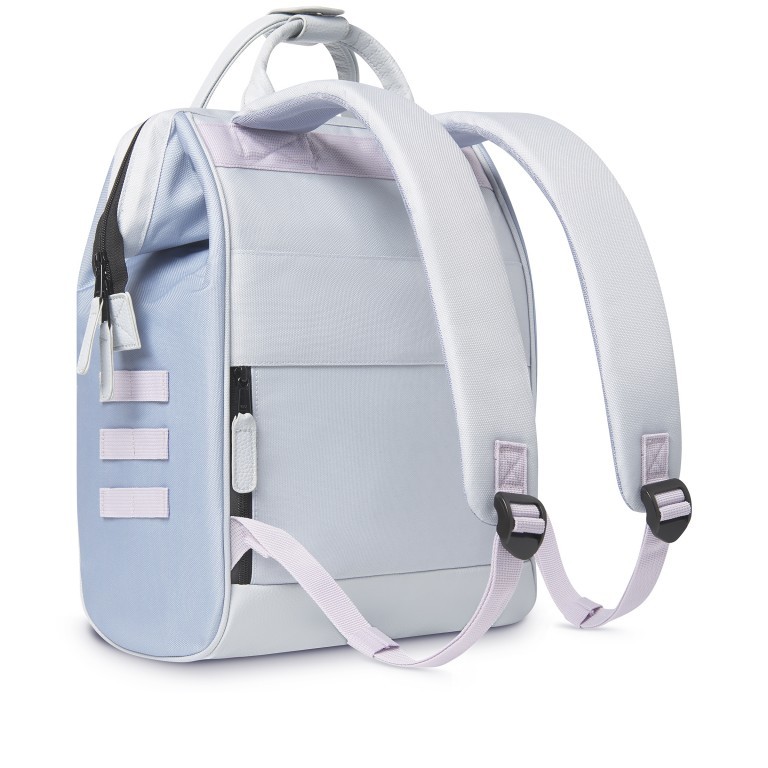 Rucksack Adventurer Medium Puerto Viejo mit zwei auswechselbaren Vortaschen Hellblau, Farbe: blau/petrol, Marke: Cabaia, EAN: 3701328389521, Abmessungen in cm: 27x41x16, Bild 6 von 10