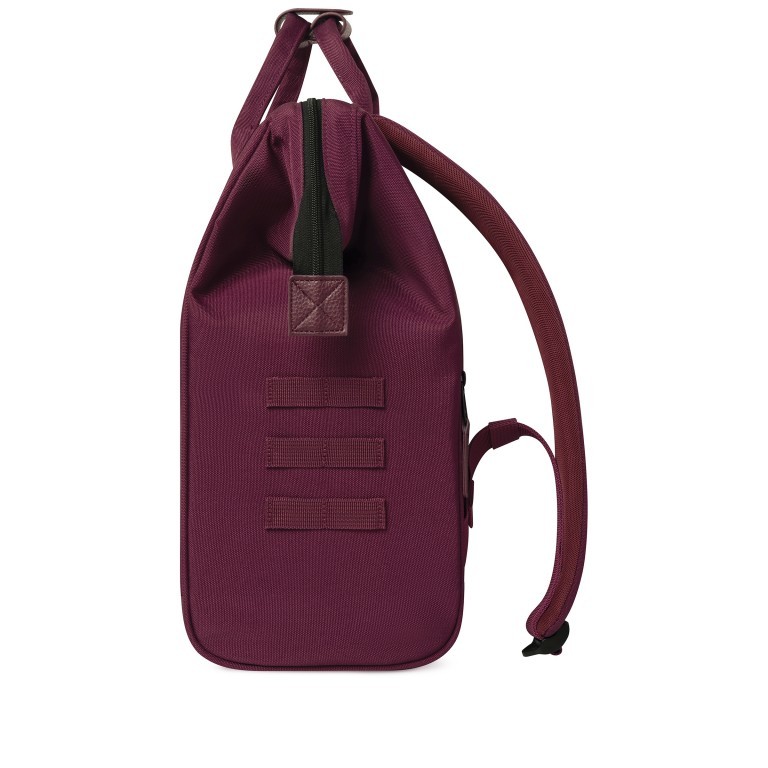 Rucksack Adventurer Medium Nice mit zwei auswechselbaren Vortaschen Weinrot, Farbe: rot/weinrot, Marke: Cabaia, EAN: 3701328353621, Abmessungen in cm: 27x41x16, Bild 5 von 10